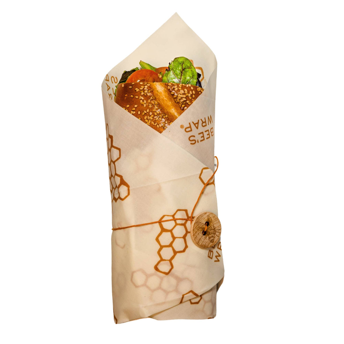 Bees Wrap Lunch 3 Pack - Honeycomb Print