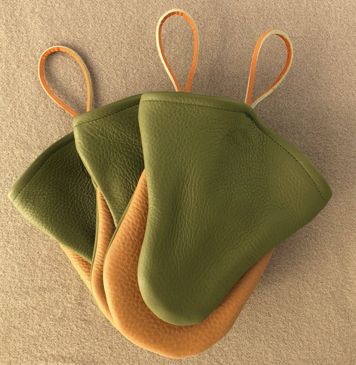 Half Oven Mitt (Colors): Concord Grape & Green & Black