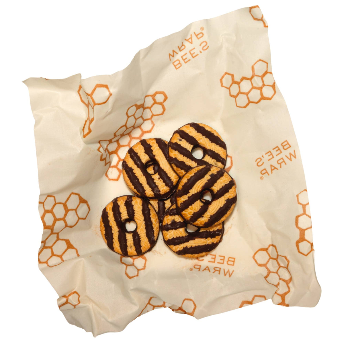 Bees Wrap Lunch 3 Pack - Honeycomb Print