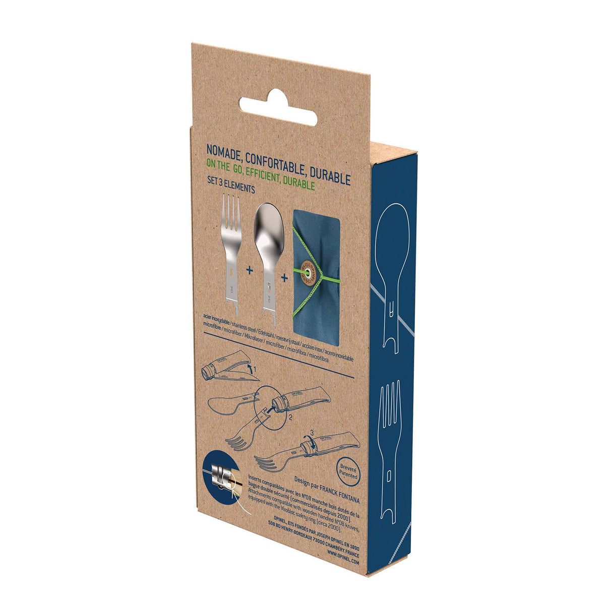 No.08 Picnic + Cutlery Set: With No.08 Stainless Knife