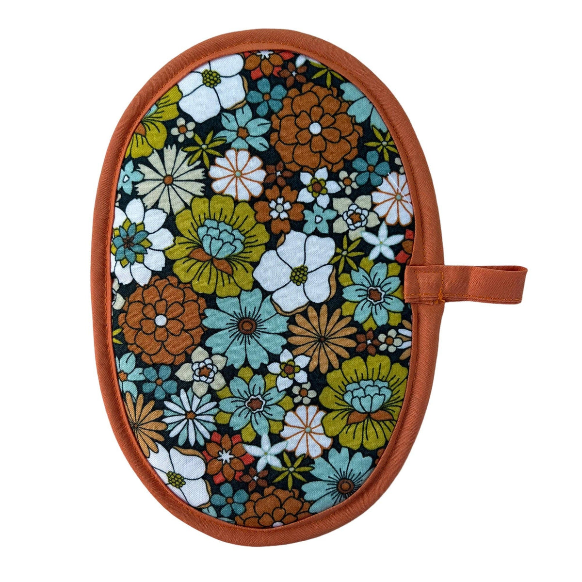 70's Flowers Mini Pincher Mitt