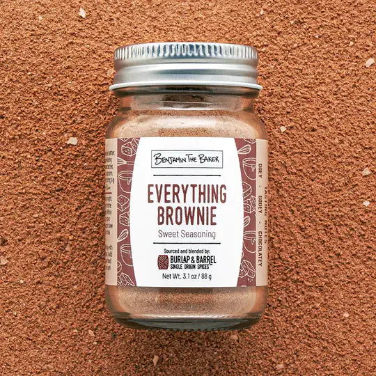 Everything Brownie - Single Origin Spice Blend: 3.1 oz glass jar