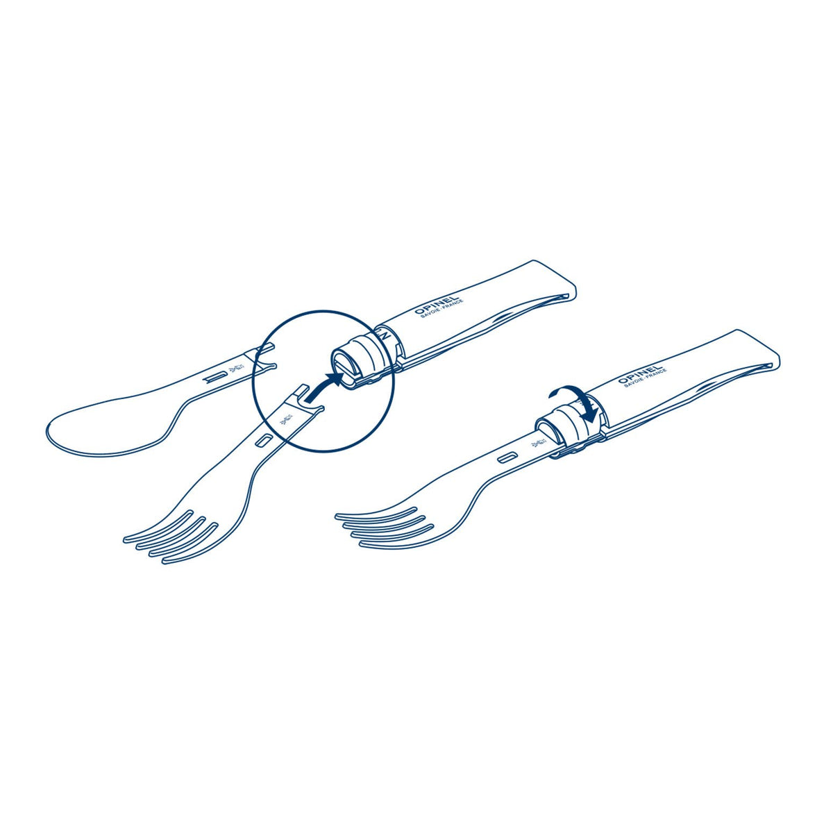 No.08 Picnic + Cutlery Set: With No.08 Stainless Knife