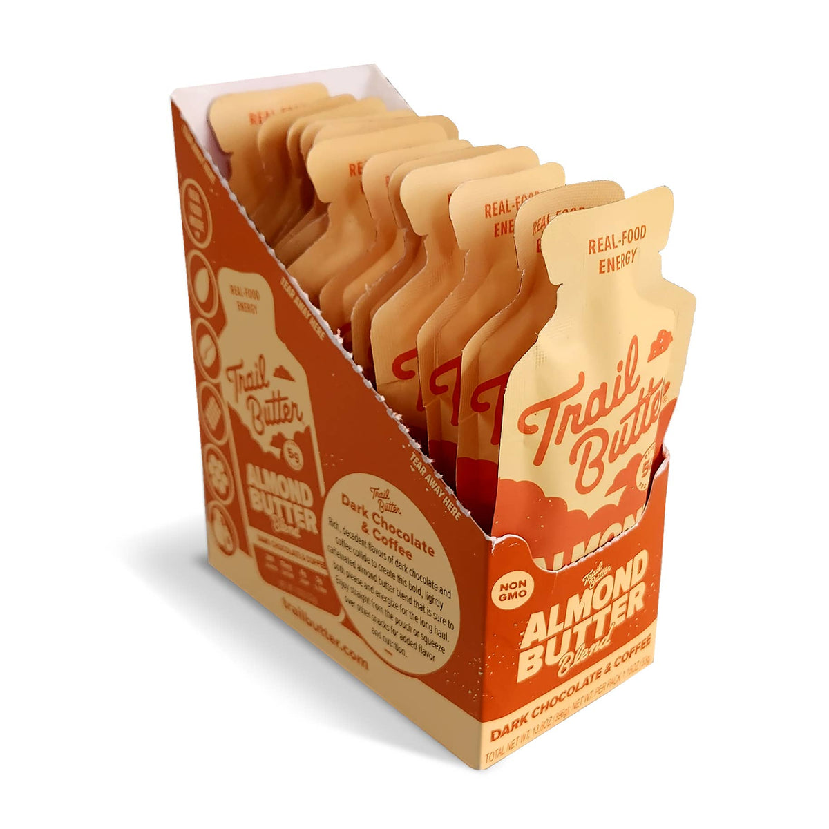 Dark Chocolate & Coffee Almond Butter  - (12) 1.15oz Packets